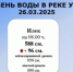 Уровень воды в реке Урал по состоянию на 26.03.2025 г. - Илекский район
