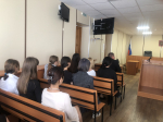 Студенты педколледжа встретились с судьей М.А. Каратаевым