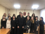 Студенты педколледжа встретились с судьей М.А. Каратаевым